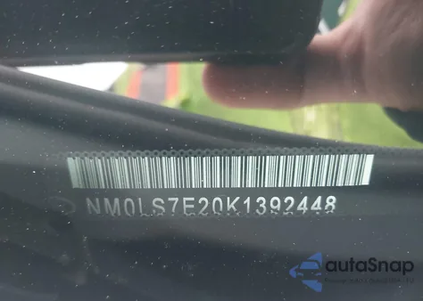 2019 Ford Transit Connect Xl из США, поврежденный, VIN NM0LS7E20K1392448